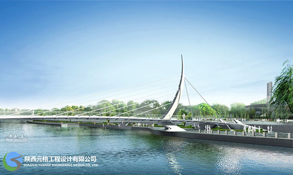 陜西公路橋梁-人行天橋設計