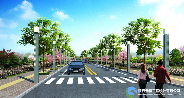 陜西園林綠化-道路綠化設計